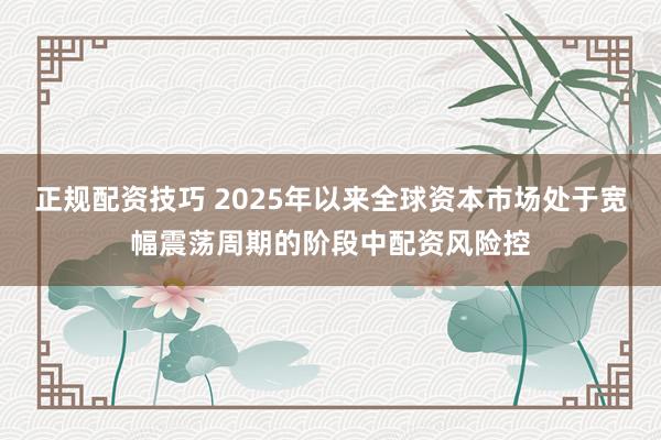 正规配资技巧 2025年以来全球资本市场处于宽幅震荡周期的阶段中配资风险控
