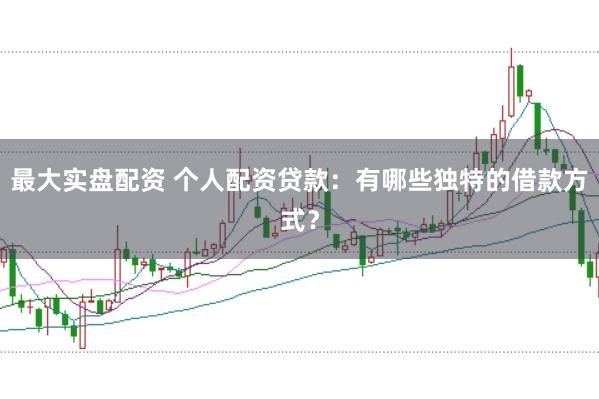 最大实盘配资 个人配资贷款：有哪些独特的借款方式？
